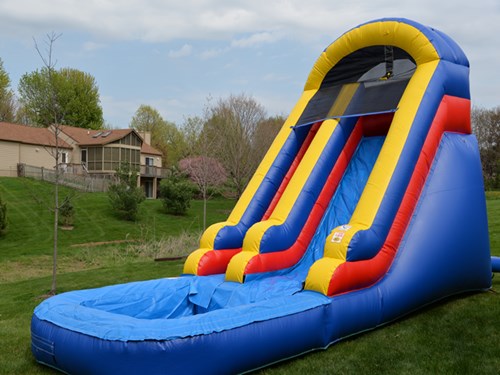 14 Foot Arch Waterslide Inflatable Bounce House